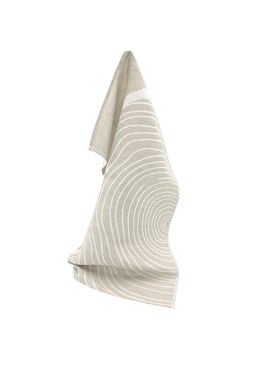 Úžitkový textil - ✨Ľanová kuchynská utierka TEMPORA (prírodná) - 18136607_