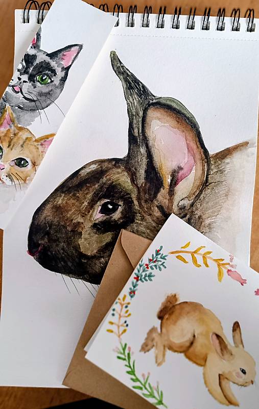 Kresby - akvarely pre Emiliu - 18136313_