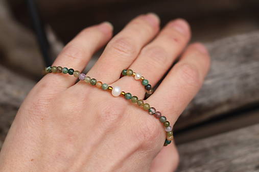 2-dielna súprava šperkov - prsteň a náramok