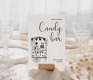Papiernictvo - Ozdobná kartička CANDY BAR, personalizovaná - 18138805_