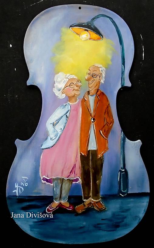 Obrazy - Šťastná staroba  - ORIGINÁL - 18136400_