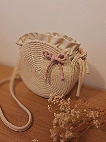 Kabelky - Kabelka RIA s mašličkou - 18138141_