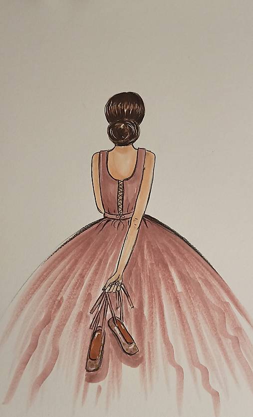 Kresby - Baletka - 18141990_