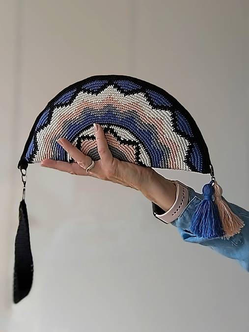 Listová kabelka Nr.346 Džínové rande