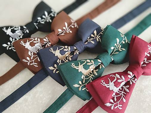 Pánske doplnky - Pánsky poľovnícky motýlik - motýlik pre poľovníka - 18140777_