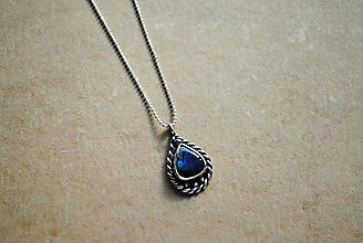 Náhrdelníky - Prívesok so spektrolitom - 18139973_