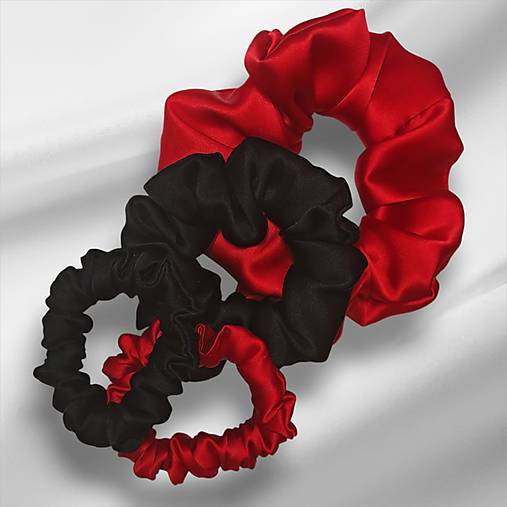 Sada hodvábnych gumičiek – 2×S, 1×M, 1×L
