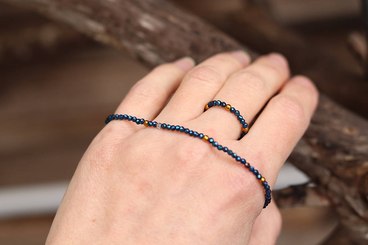 2-dielna súprava šperkov - prsteň a náramok