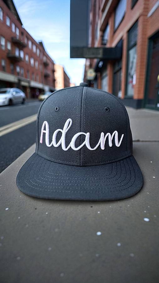 Detské čiapky - Detská šiltovka s menom – 3D puff výšivka | personalizovaná snapback čiapka - 18139208_