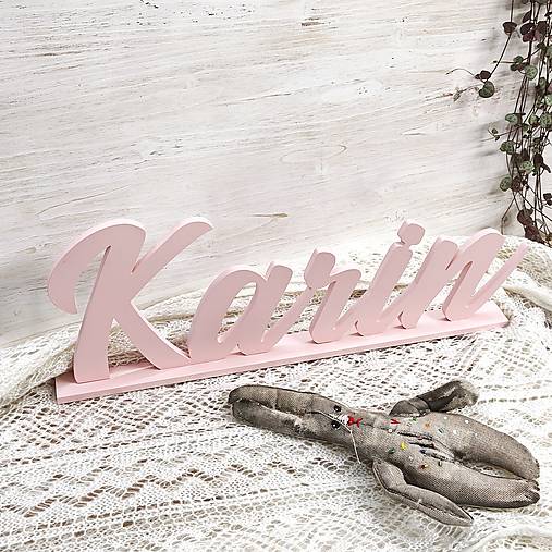 Úložné priestory & Organizácia - Menovka na podstavci - 18143423_