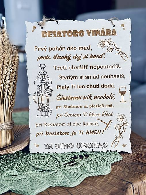 Tabuľky - Tabuľka - Pravidlá vinára - 18142908_