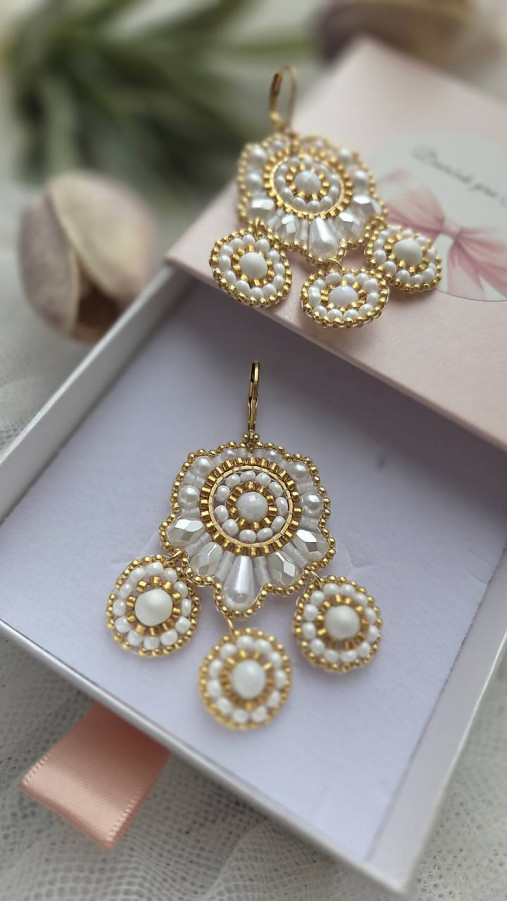 Náušnice Perlová harmónia