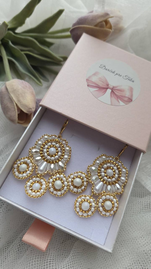 Náušnice Perlová harmónia