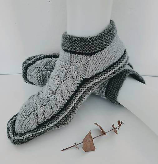 Ponožky, pančuchy, obuv - Pánske papuče 42/44 - 18143185_