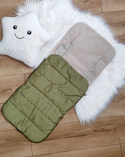 Detský textil - Zimný detský fusak do kočíka – s otvárateľnou spodnou časťou - 18143875_