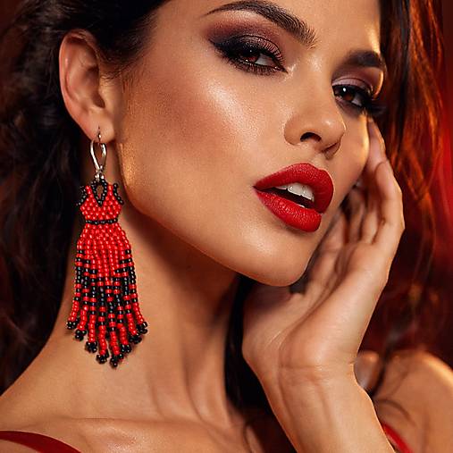 Náušnice Carmen Noir