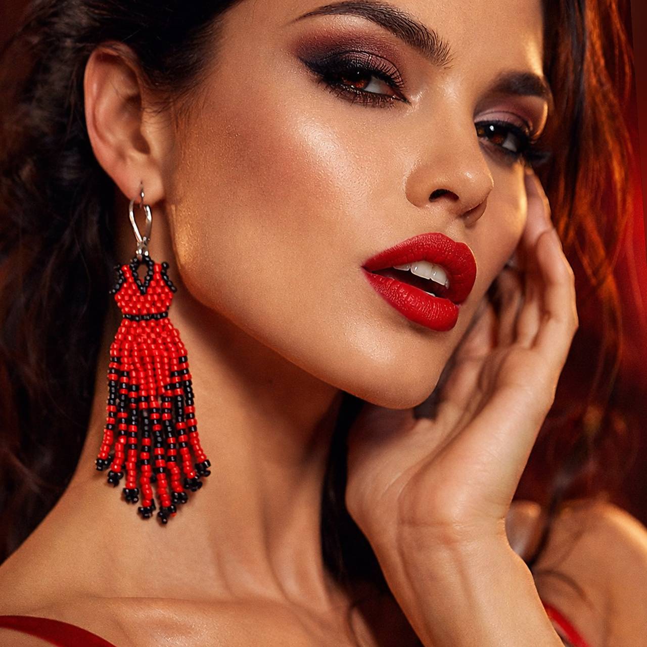 Náušnice Carmen Noir