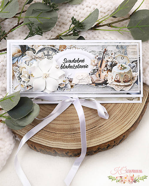 Papiernictvo - Svadobná darčeková obálka XX - 18146726_