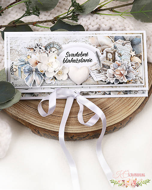 Papiernictvo - Svadobná darčeková obálka XXI - 18146733_