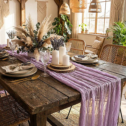 Úžitkový textil - Boho behúň - 18145089_