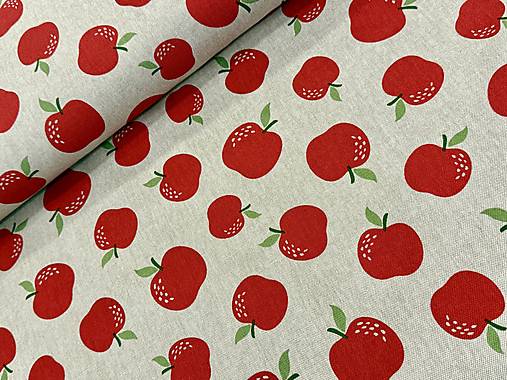 BAVLNA DEKOR /JABLČKA NA REŽNEJ