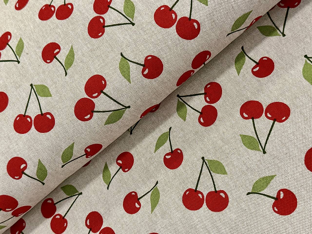 BAVLNA DEKOR / ČEREŠNE NA REŽNOM