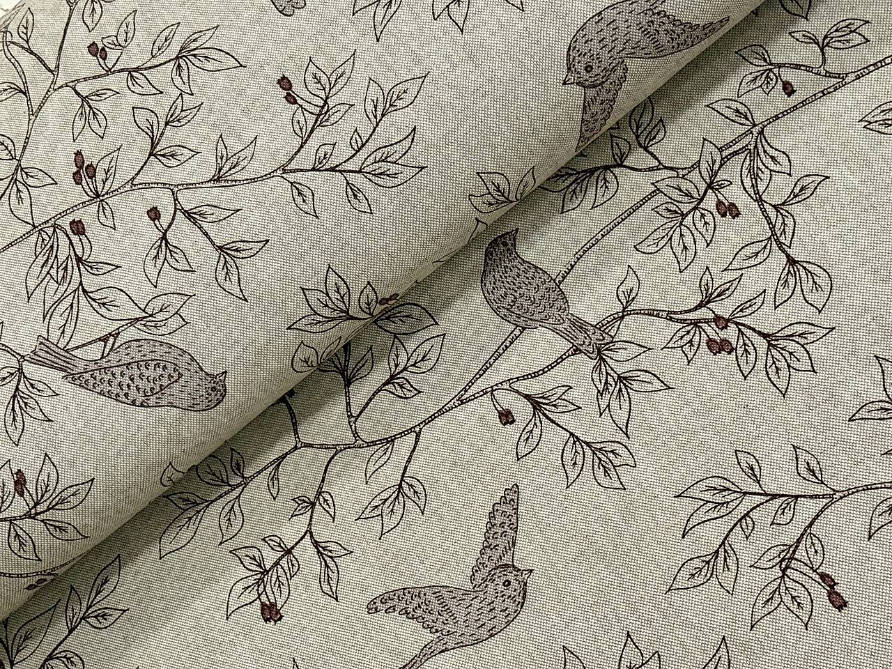 BAVLNA DEKOR/VTÁČIKY NA KRÍKOCH