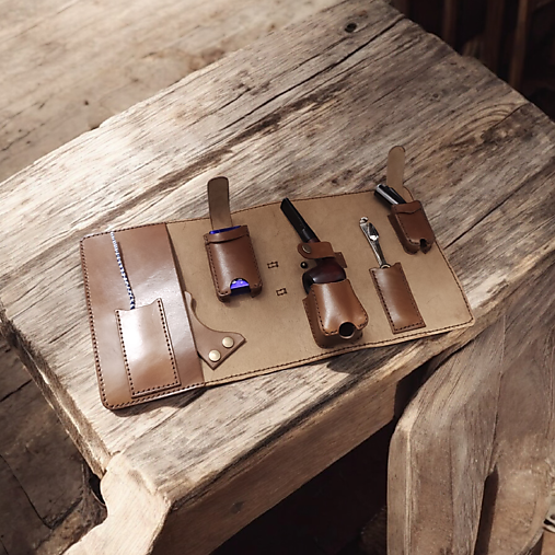 Kožené púzdro na fajku