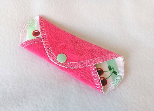 Úžitkový textil - EKO Lady Mini intimka - čerešne - 18146484_