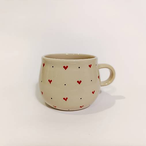 Šálka srdiečková