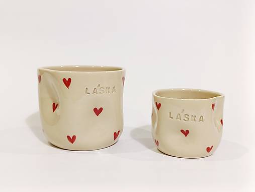 Šálka srdiečková LÁSKA