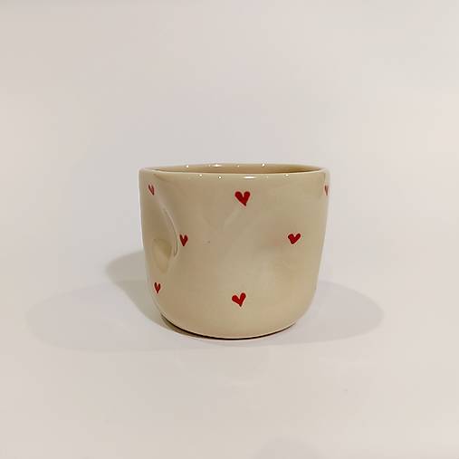 Šálka srdiečková tvarovaná