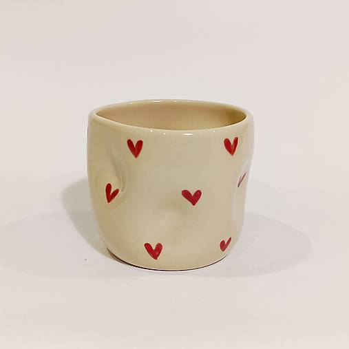 Šálka srdiečková tvarovaná