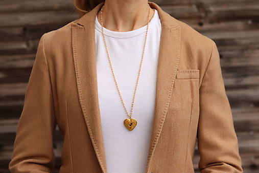 Náhrdelník krištáľ s priveskom