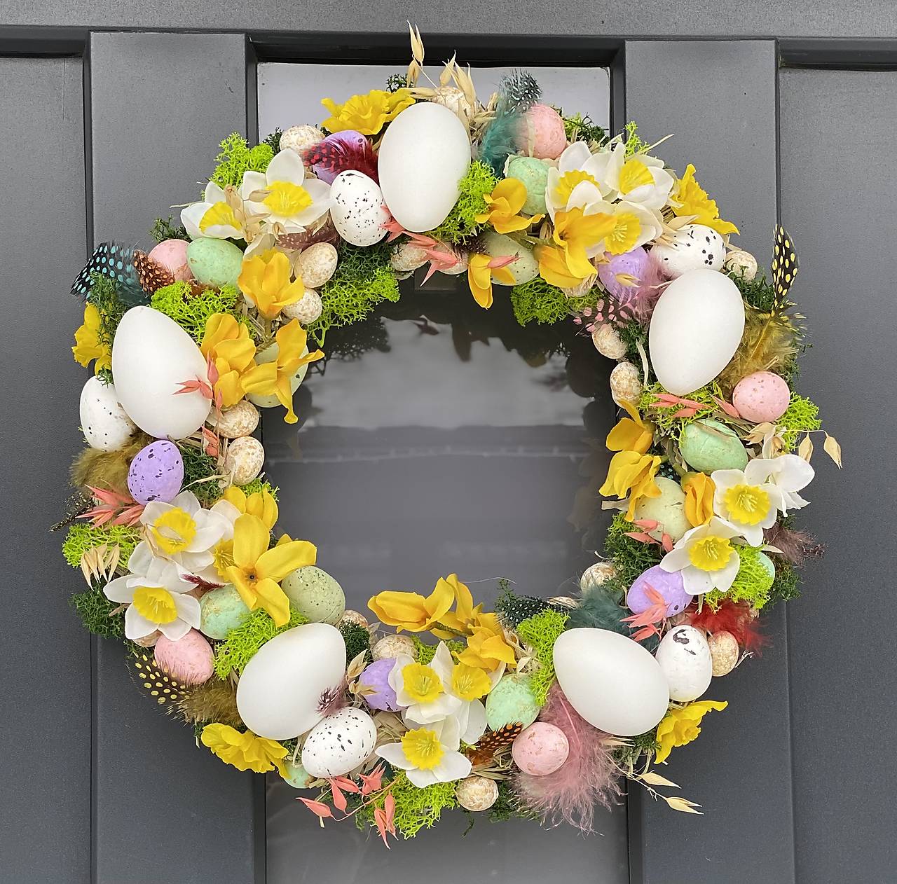 Veľkonočný veniec na dvere dekorácia Veľká NOC