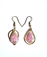 Náušnice - Variabilné náušnice „Púčik ruže“ - 18145456_