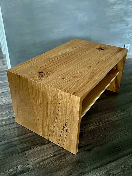 Nábytok - Dubový konferenčný stolík  - 18147637_