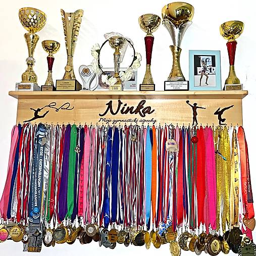 Nábytok - Polička pre gymnastov (100cm) - 18150410_