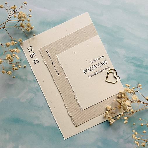 Papiernictvo - Svadobné oznámenie S057 - 18150505_