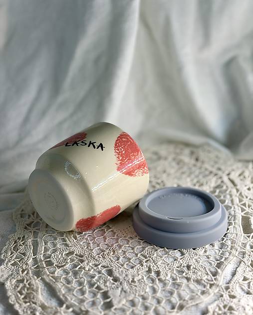 Keramický travel cup LÁSKA