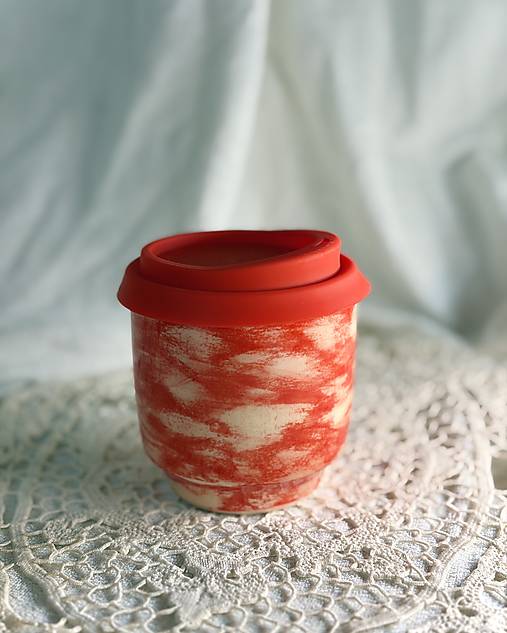 Keramický travel cup Red Velvet