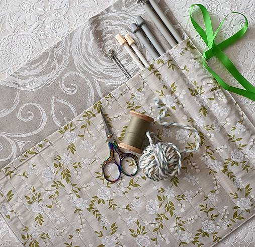 Úžitkový textil - Organizér na ihlice XL - 18150752_