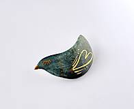Brošne - Porcelánová brošňa  - 18153192_