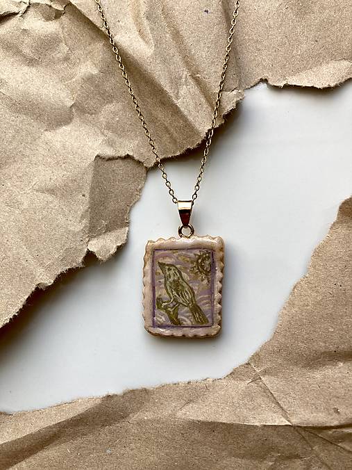 Náhrdelníky - Poštová známka - 18152804_