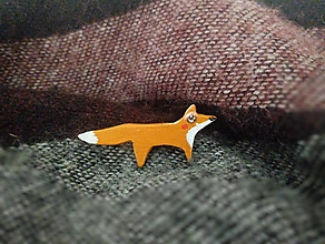 Brošne - Lišiaková broška. - 18150966_