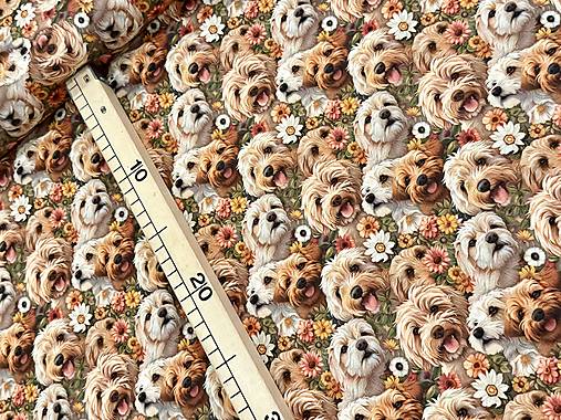 100% BAVLNA 3D/ PSÍKY