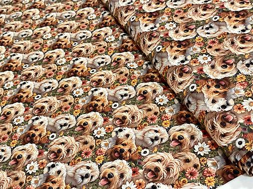 100% BAVLNA 3D/ PSÍKY