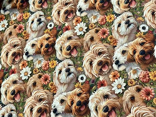 100% BAVLNA 3D/ PSÍKY