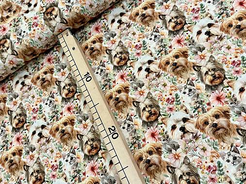 100% BAVLNA 3D/ YORKSCHIRE TERIER