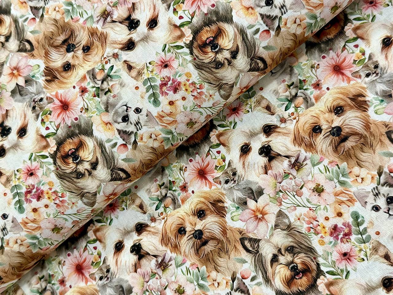 100% BAVLNA 3D/ YORKSCHIRE TERIER